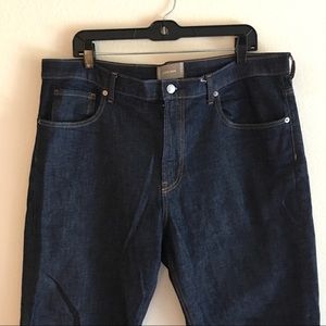 EVERLANE Men’s Dark Indigo Jeans 38 x 32
